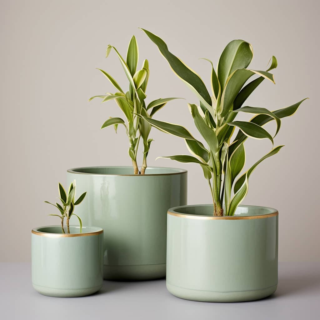 Pastel Pot - green, large